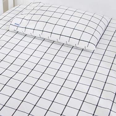 Imagem de Lençol para Mini Cama 2 Peças Estampado Boston Preto - Lençol c/Elástico e Fronha, Biramar Baby, Preto