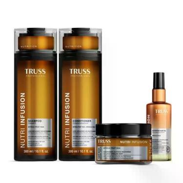 Imagem de Kit Truss Nutri Infusion: Sh+cond 300ml+masc 180g+ Óleo 60ml