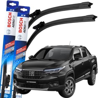Imagem de Par Palheta Limpador Parabrisa Original Bosch Multiclip Fiat Strada 2021 à 2025