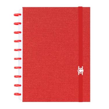 Imagem de Caderno Criativo Executivo Vermelho A4/A5 Disco Inteligente (Grande A4)