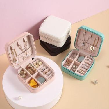 Imagem de Caixa Portátil De Jóias Com Zíper Para Viagem/Organizador MS-12 - King
