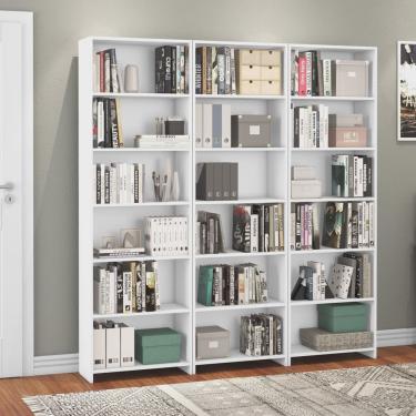 Imagem de Kit 3 Estantes para Livros LV200