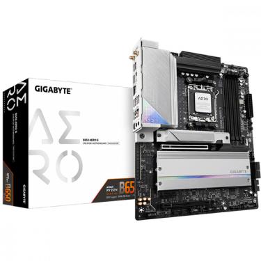 Imagem de Placa Mãe Gigabyte Para Amd Am5 B650 Aero G Wifi Branca 4xddr