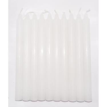 Imagem de 100 Velas Palito 19 Cm Branca 100% Parafina Pura.vela；velas；velas decorativas；parafina
