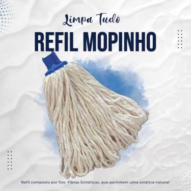 Imagem de Refil Bralimpia Mopinho Com Rosca Azul Ponta Cortada