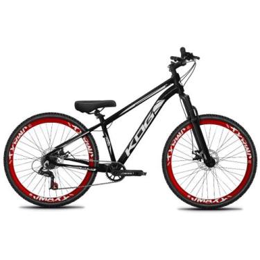 Imagem de Bicicleta Aro 29 KOG 1X7 Tipo Freeride Viking Hupi Gios, Preto, Adesiv