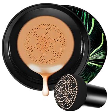 Imagem de Aurovida Base Moisture Cushion Cc Cream Para Pele Madura - Corretivo Impecável Bb Cream Com Esponja De Cogumelo, Almofada De Ar À Prova D'Água De Longa Duração, Maquiagem Natural De Mel E Pinho, Tom