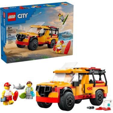 Imagem de LEGO City - Caminhão de resgate de praia salva-vidas 60453