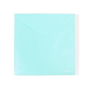 Imagem de Craftelier - Envelopes de plástico com fecho de velcro para organizar papéis, cartolinas, materiais e acessórios de scrapbooking e trabalhos manuais, tamanho 32,9 x 32,9 cm (12,9 x 12,9 polegadas) -