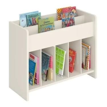 Imagem de Expositor De Livros Bogotá 100% Mdf (biblioteca Livreiro)