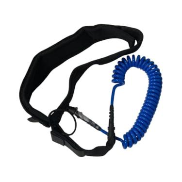 Imagem de menolana Surf Board Leash Surfing Leash Stay telescópica Stand Up Paddles Surfboard Rope para barco de borracha Shortboard, Azul Escuro