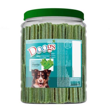 Imagem de Petisco Doogs High Premium para Cães Adultos Sabor Menta - 1,8Kg