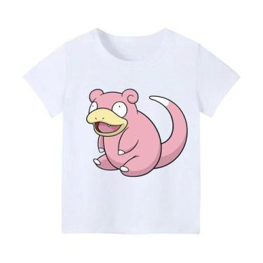 Imagem de Camiseta Feminina Pokémon Slowpoke - Manga Curta em Algodão Puro, 1202