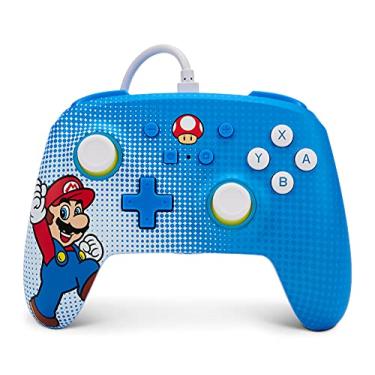 Imagem de PowerA Enhanced Wired Controller for Nintendo Switch - Mario Pop Art, Nintendo Switch Lite, Gamepad, Game Controller, Wired Controller, Officially Licensed - Nintendo Switch