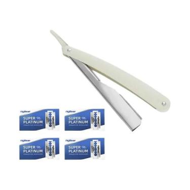 Imagem de Navalha De Barbear Manual Masculina, Navalha De Segurança De Aço Inoxi