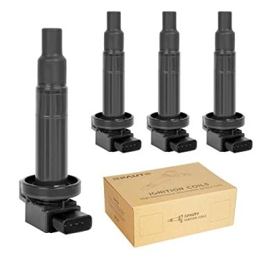 Imagem de NPAUTO Pacote de bobina de ignição compatível com 1,5L L4 2004 2005 2006 S-cion xB xA, Toyota Prius C Echo Yaris, conjunto com 4