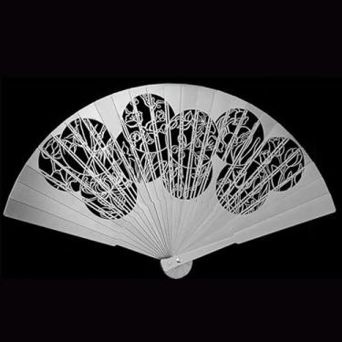 Imagem de DDMDBYHRY Ventilador dobrável de aço inoxidável completo Ventilador de metal portátil Kungfu Ventilador de artesanato dobrável à mão fácil de transportar autoarma 09