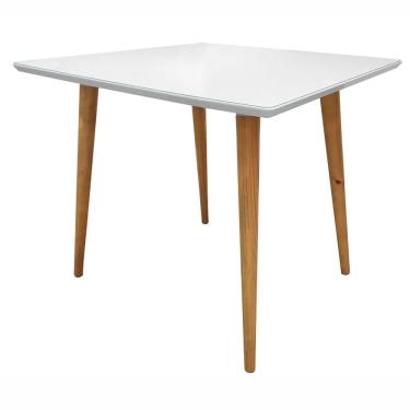 Imagem de Mesa De Jantar Retangular 120cm 4 Lugares Veneza C14 Branco