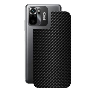 Imagem de Película Poco M5S - Traseira Fibra Carbono Preta - Gshield