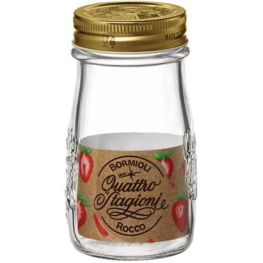 Imagem de Bormioli Rocco Qstagioni Garrafa 12X7X7Cm 200Ml Vidro Transp Tampa Metal