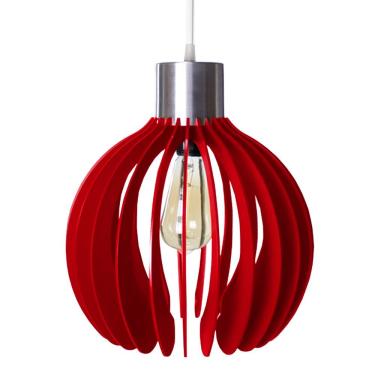Imagem de Luminária Teto Lustre Pendente Balcão Cozinha Sala Paquistão Cor:vermelho