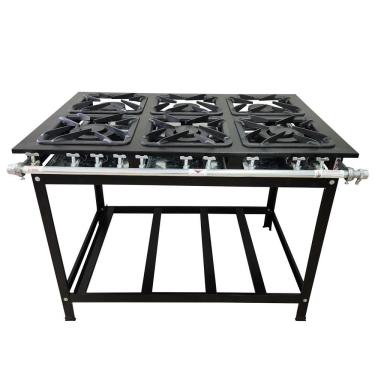 Imagem de Fogão 6 Bocas Cefaz Linha Gold Baixa Pressão Cfzg-135