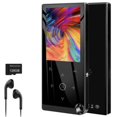Imagem de Leitor de MP3 arungo M4 136GB Bluetooth 5.2 com alto-falante e rádio F