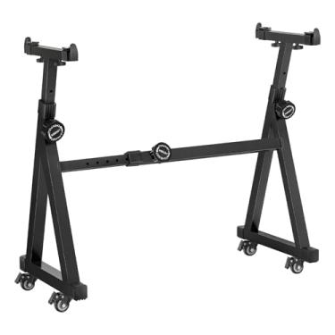 Imagem de AODSK Suporte De Teclado Resistente - Estilo Z, Ajustável E Portátil, Piano Para Crianças Adultos, Altura Largura, Compatível Com Pianos Elétricos 61 A 88 Teclas