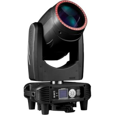 Imagem de Tawelun Mini Holofote De Palco Com Cabeça Móvel 250 W E Anel Led 7R Para Shows, Casamentos, Festas Fim Ano, Eventos, Etc. Peso Líquido Do Palco: 17,6 Lb