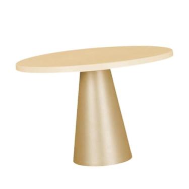 Imagem de oshhni Suporte redondo para bolo, prato decorativo para bolo, bandeja para exibição de cupcakes para reuniões familiares e outros eventos, decoração de casa, S Gold