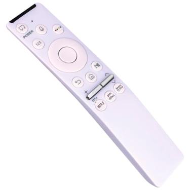 Imagem de Controle remoto de voz de substituição BN59-01330H compatível com Samsung The Frame QLED TV GQ32LS03TBKXZG GQ50LS03TAUXZG GQ55LS03TAUXZG GQ65LS03TAUXZG GQ75LS03TAUXZG QE32LS03TBKXXU