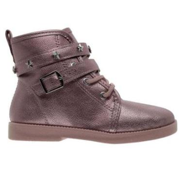 Imagem de Bota Coturno Infantil Menina Molekinha 2184.103 Rosa-Feminino