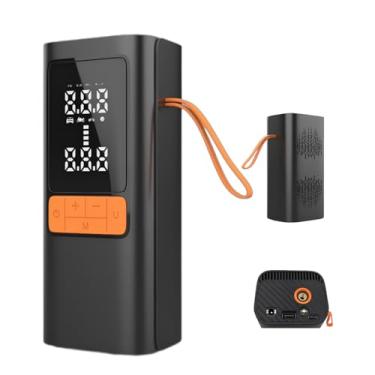 Imagem de Bomba de ar inflável portátil, compressor de ar portátil, bomba de pneu sem fio, 150PSI, iluminação, medidor de pressão para carro, motocicleta, bicicleta, bola