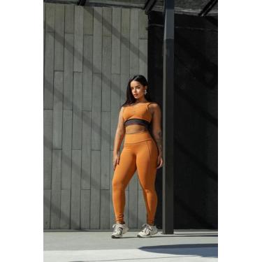 Imagem de Calça Legging Suplex Insanity Feminina Libre, Bege, M