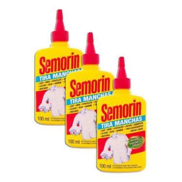 Imagem de Tira Manchas Semorin Com Dosador Kit 3