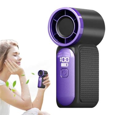 Imagem de Ventilador Pessoal - Ventilador Pessoal de Bolso - Dispositivo Digital Com 100 Velocidades De Para Refrescar Em Concertos Viagens Caminhadas Acampamentos Ao Ar Livre Unissexo