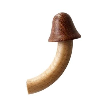 Imagem de Llazsybz Adesivo de Geladeira de Cogumelo Adesivo de Geladeira de Cogumelo Decoração de Parede de Quarto de Madeira Móveis Decoração de Casa, Ponta pequena e pontiaguda