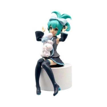 Imagem de Kawaii Hatsune Miku Cinnamoroll Anime Figura 20cm PVC Modelo Adulto Bo