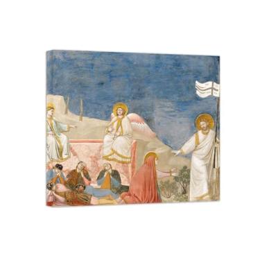 Imagem de Pinturas Famosas Arte Parede-Imagens em Tela-Untitled-Pôster e Impressões para Sala de Estar Quarto Casa 20x25cm8x10in Tela Embrulhada