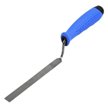Imagem de IEUDNS Tuck Pointer Ferramenta manual para construção Alvenaria aço inoxidável com cabo Reparo de argamassa Tuck Point Desempenadeira Estuque Cimento Kit, Largura 15.8 Mm
