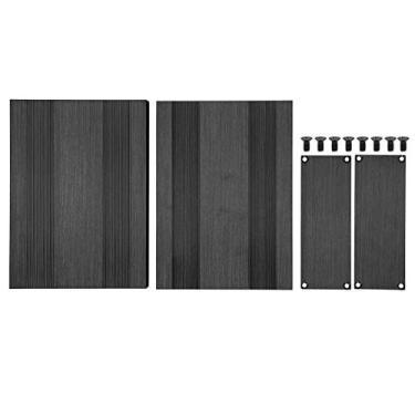 Imagem de YWBL-WH Gabinete do Projeto de Liga de Alumínio, Divisão DIY CASED Painel de Amplificador de Potência, Painel Placa de Circuito, Caixa de Caixa Escovada Preta, 54x145x200mm