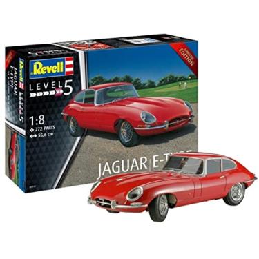 Imagem de Revell Kit de modelo de plástico 07717 Jaguar E-Type escala 1:8 não construído/não pintado