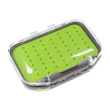 Imagem de RNXRZANK Caixa de Mosca à Prova D'água, Recipiente para Armazenamento de Equipamentos de E, Tampa Transparente, Equipamento Portátil, água Doc, Verde, Dois Lados