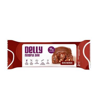 Imagem de Barra Proteica Brownie Sem Glúten Delly Nutrition  45g