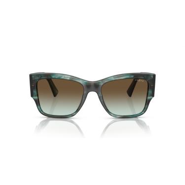 Imagem de Óculos de Sol Vogue Eyewear 0VO5462S 3088E8 Tam 54 / Verde Havana - Lentes Verde Gradiente