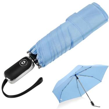 Imagem de Guarda-chuva LEAGERA Compact Travel 42 polegadas Arc Waterproof Sky Bl