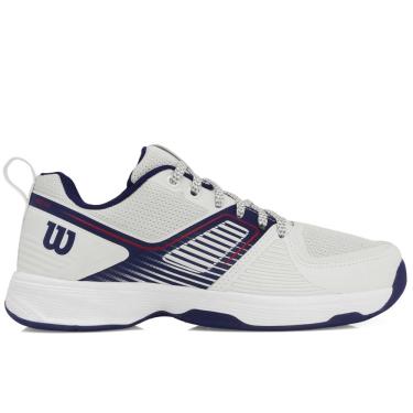 Imagem de Tênis Wilson Ace 3.0 - All Court - Branco Marinho e Vermelho-45