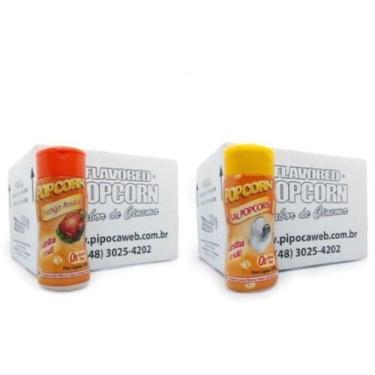 Imagem de Temperos Pipoca - Caixa 12 - 6 Frango Assado - 6 Sal Popcorn - Flavore
