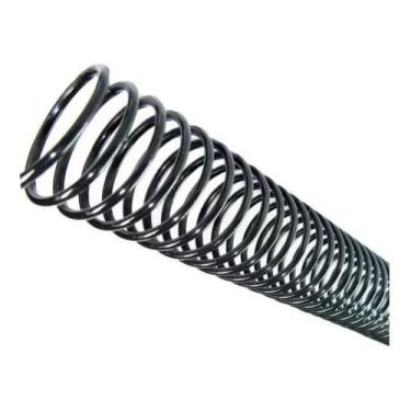 Imagem de Espiral para Encadernação Preto 12 mm para 70 folhas 100un - Cassmar