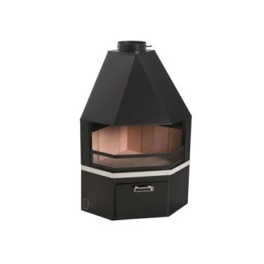 Imagem de Lareira de Canto Média C/ Caixa de Lenha Fornos Pinhal